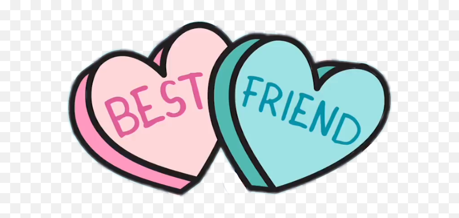 Besties Bestfriends Friends Girly Cute - Heart Emoji,Friendship Heart Emoji