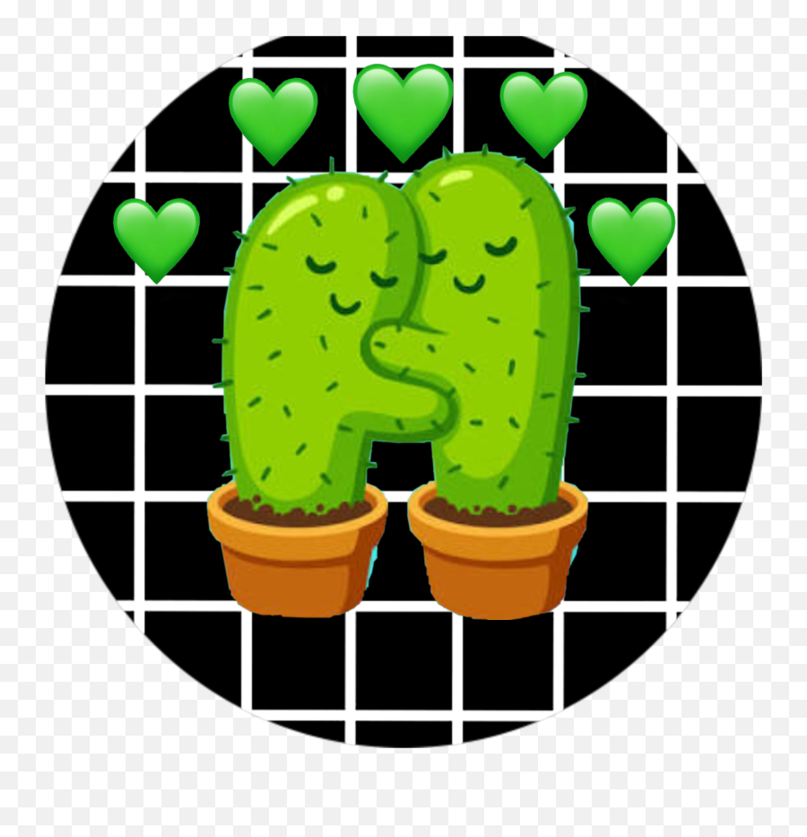 Cactus Green Checkers - Sticker By Delilahjademartin Fondos Paraintros Gacha Emoji,Checkers Emoji
