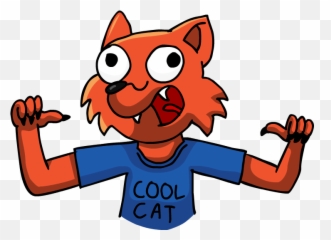Cool Cat Transparent Png Clipart Free - Emoji