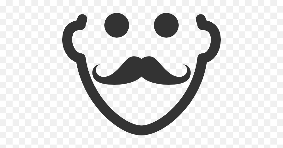 Vintage Mustache Icon - Moustache Kumis Png Emoji,Moustache Emoticon