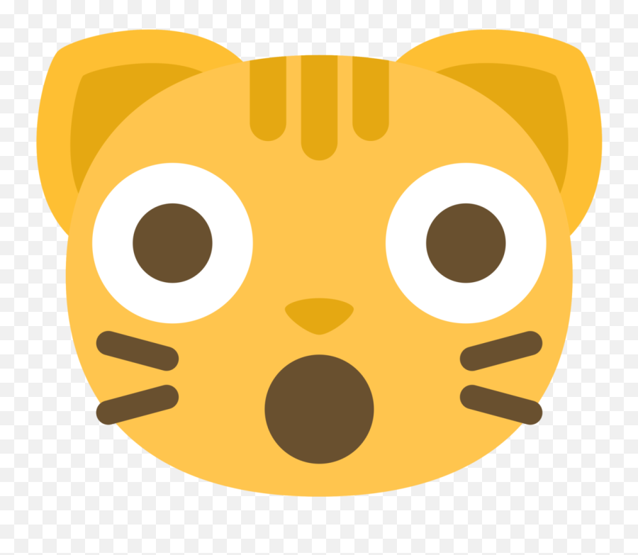 Free Emoji Cat Face Shocked Png With - Gato Emoji,Schocked Emoji