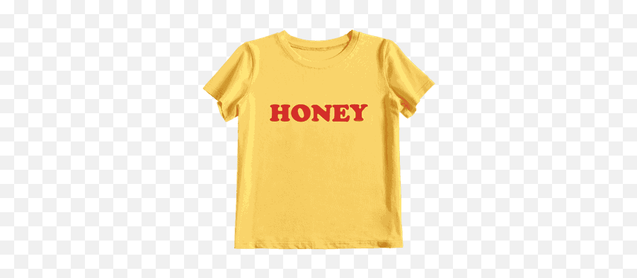 Yellowbello Outfit - Honey Printed T Shirt Emoji,Emoji Sweater Amazon