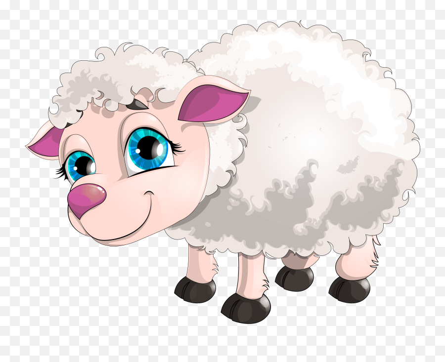 Cute White Lamb Png Clipart Picture - Sheep Cartoon Png Emoji,Lamb Emoji