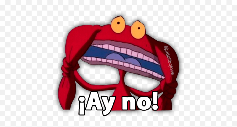 Ickis - Adolfoojose Happy Emoji,Crab Emoji Meme