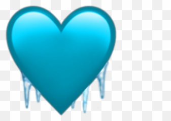 Emojis Heart Frozen Freeze Ice Aesthetic Mine Freetoedi - Heart Emoji,Ice Emoji