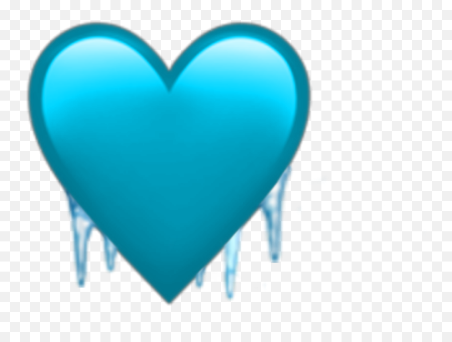 Emojis Heart Frozen Freeze Ice Aesthetic Mine Freetoedi - Heart Emoji,Ice Emoji