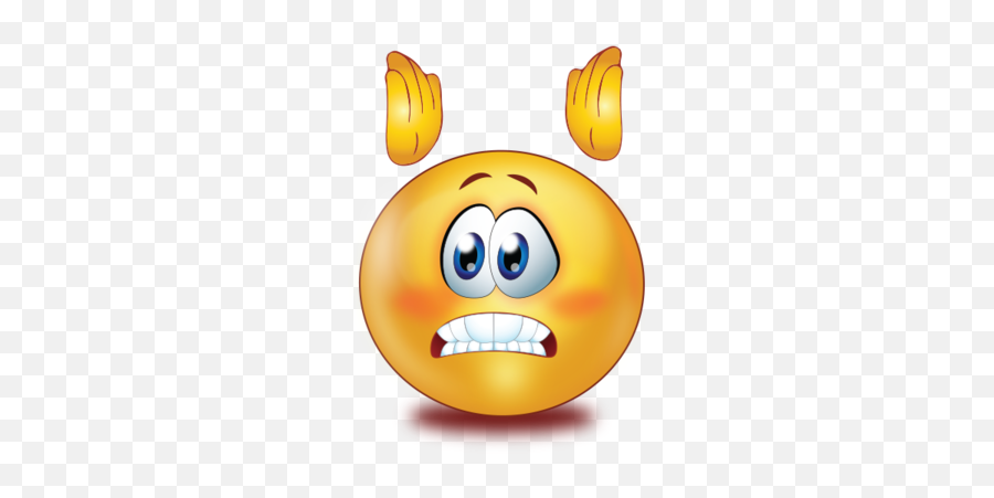 Frightened Scared Surrender Emoji - Scared Face Emoji,Emojis Facebook