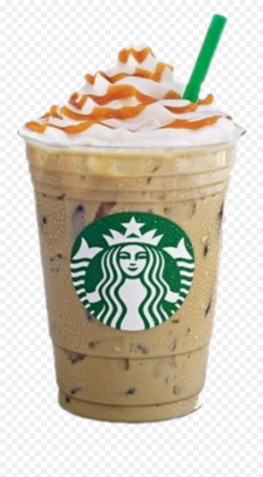 Starbucks Frappe Sticker - Starbucks Iced Caramel Latte Emoji,Frappe Emoji