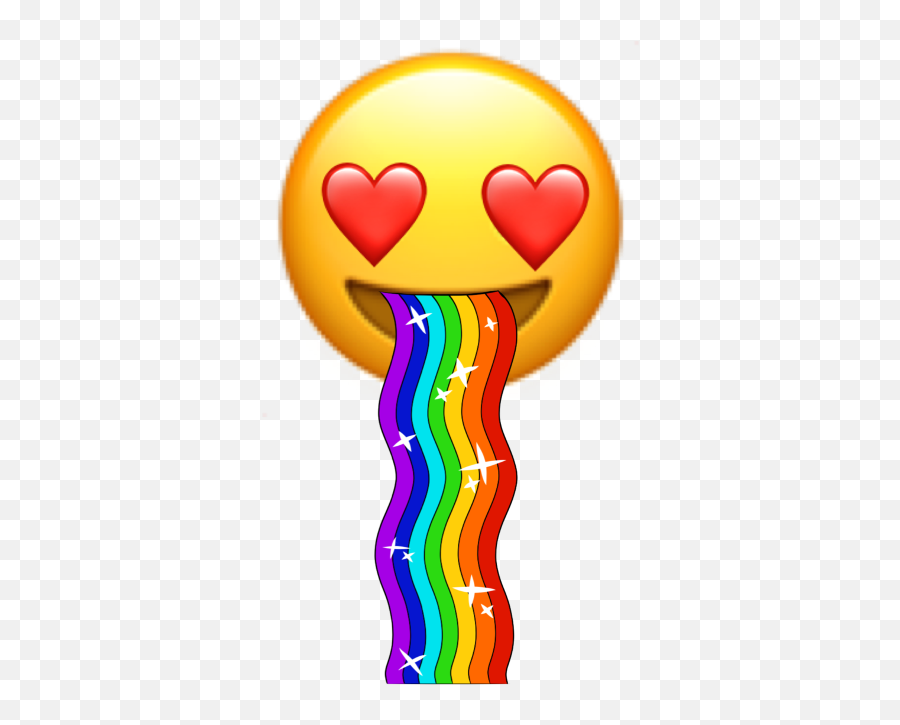 Love Rainbow Emoji Lgbt - Cartoon,Rainbow Emoji