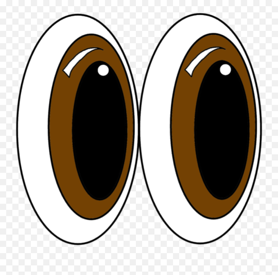 Freetoedit Emojieyes Emoji Eyes Browneyes - Circle,Looking Emoji