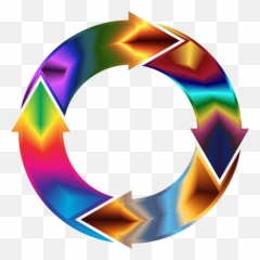 Free Circular Round Vectors - Background Bundar Emoji