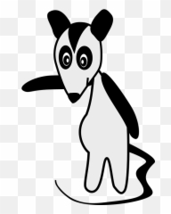 Possum Skunk Animal - Cartoon Png Emoji