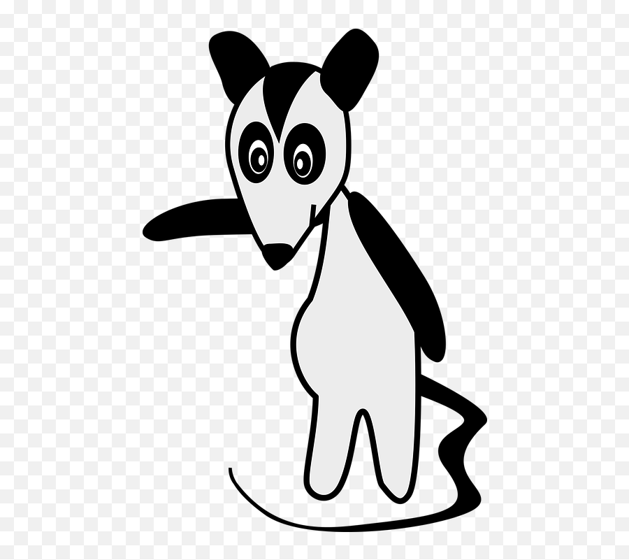 Possum Skunk Animal - Cartoon Possum Png Emoji,Skunk Emoji Facebook