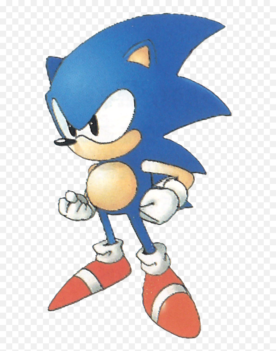 I Think Classic Sonics Defining Trait - Classic Sonic Artwork Emoji,Emoji Sonic