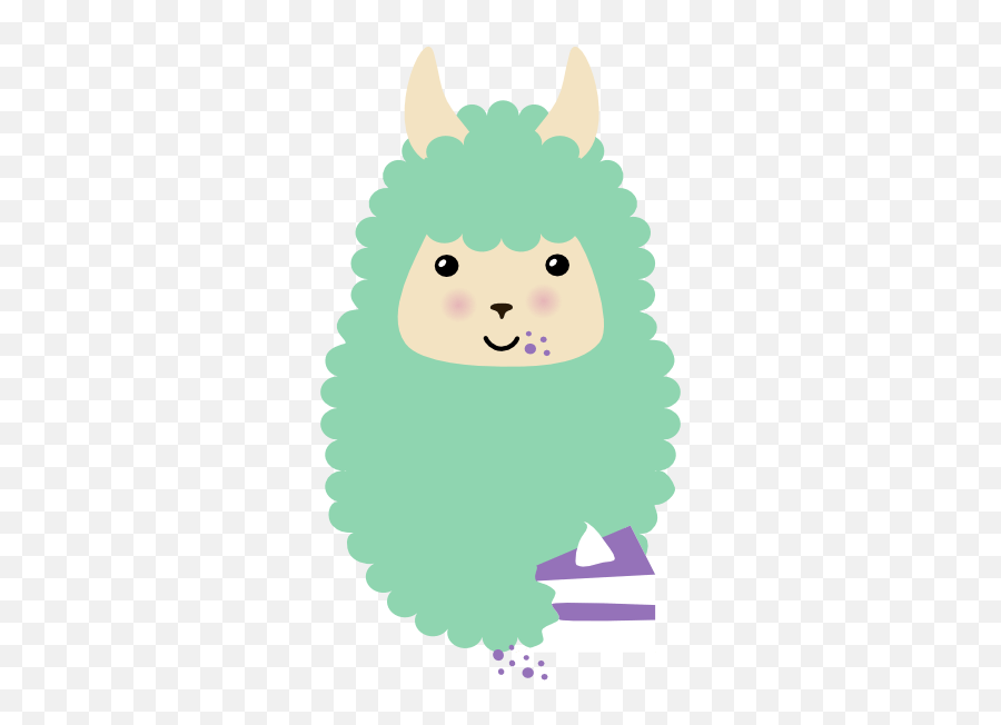 Hungry Llama - Mille Et Un Cupcake Emoji,Llama Emoji