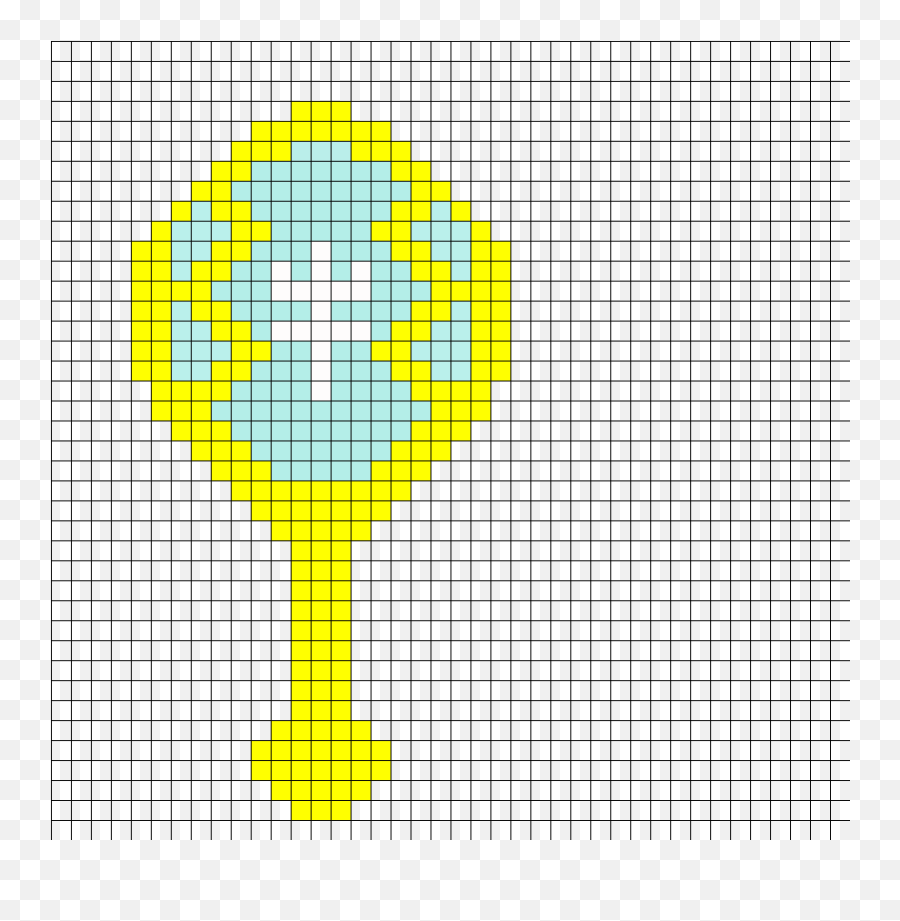 Sailor Neptune Mirror Perler Bead - Pixel Art Trophée Emoji,Knitting Emoji