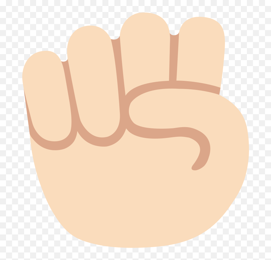Emoji U270a 1f3fb - Illustration,Brown Fist Emoji