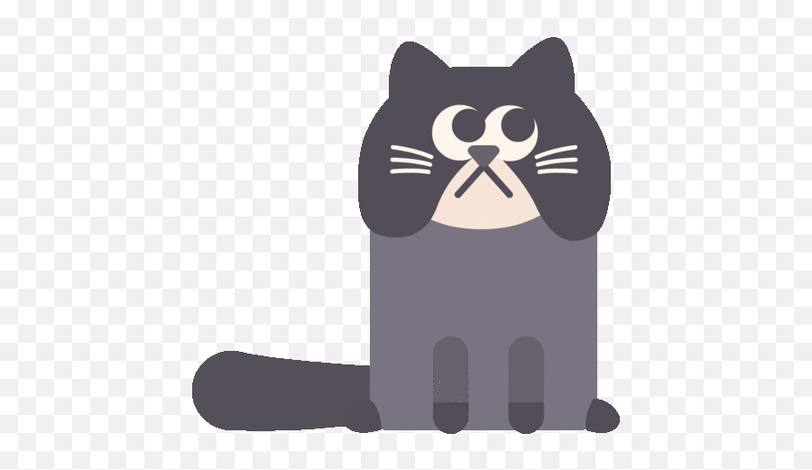 Via Giphy - Headspace Cat Emoji,Pug Emoji Copy And Paste