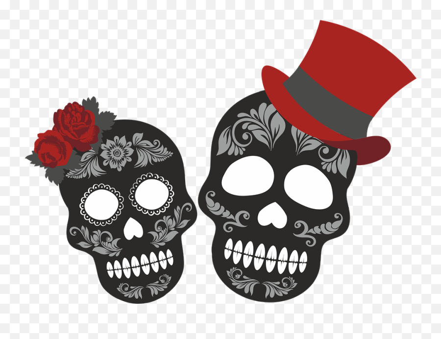 Mexico Skull Death The Tradition Emoji,Grim Reaper Emoji