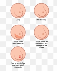 Breast Cancer Illustration En - Breast Cancer Looks Emoji,Peach Emoji Change