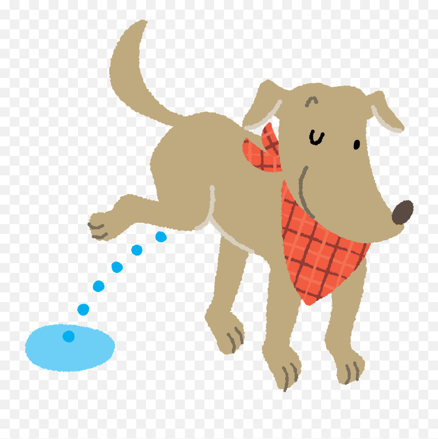 Dog Is Peeing Clipart - Dog Peeing Clipart Transparent Emoji,Barking Dog Emoji