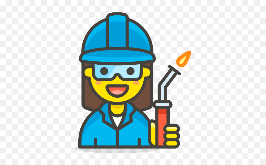 Factory Woman Worker Icon - Cartoon Picture Of Factory Worker Emoji,Emoji Factory