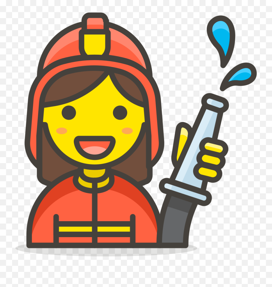 185 - Firefighter Emoji,Emoji Woman