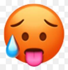 Emoji Emojis Emoticones Emojie Emojitumblr Nuevosemojis - Iphone Hot Face