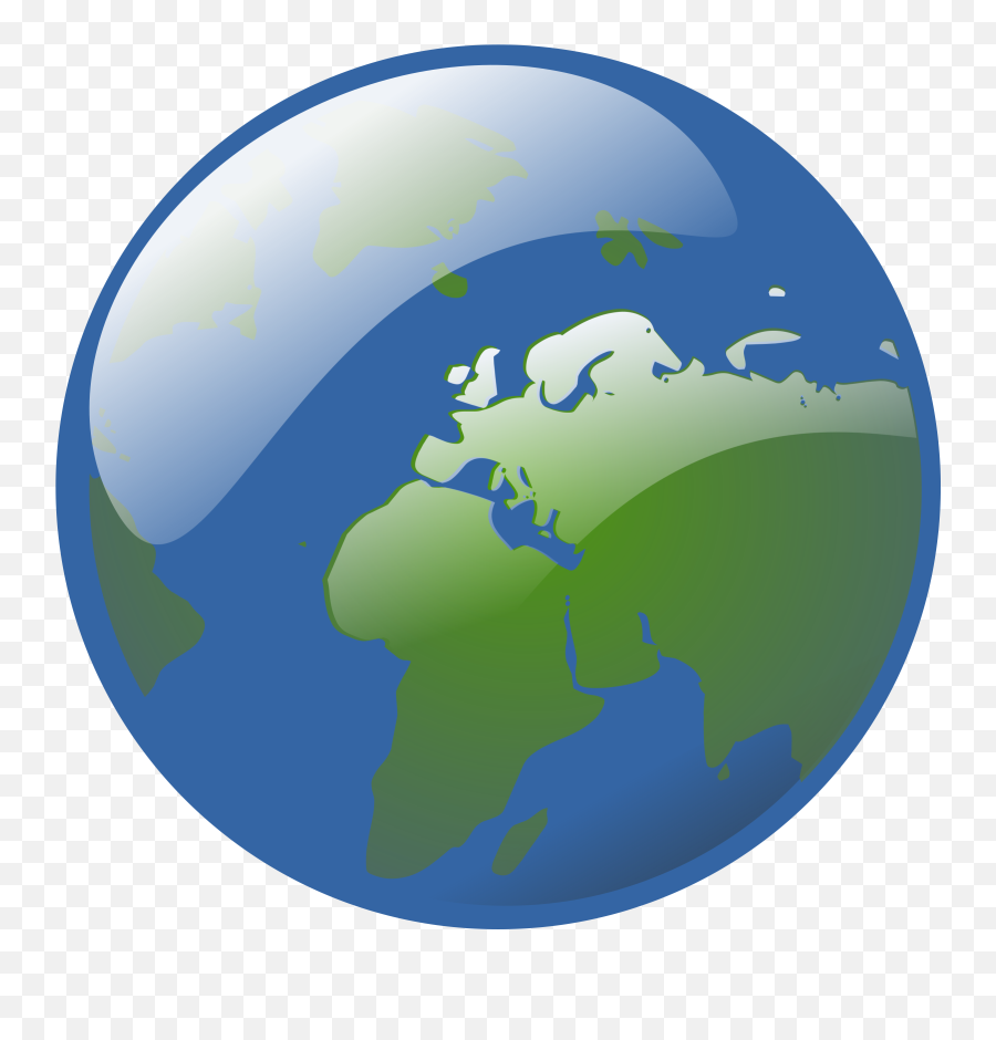 10610 Earth Free Clipart - Globe With No Background Emoji,Leaf Snowflake Bear Earth Emoji