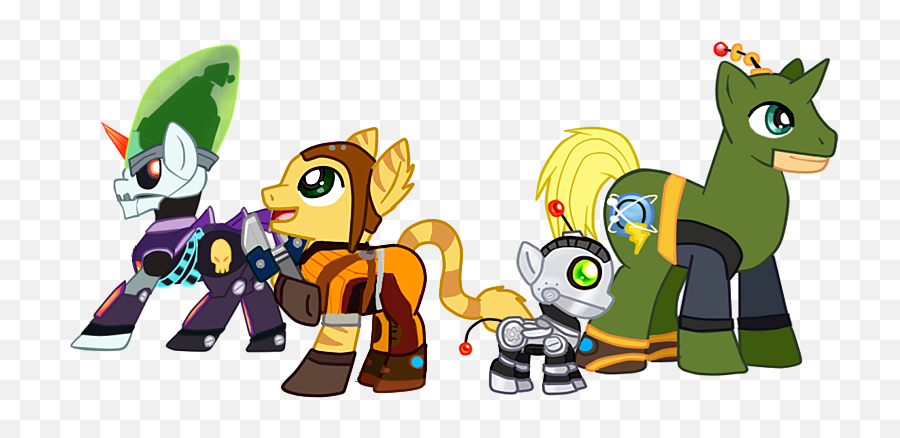 Deadlocked Pony Twilight Sparkle - Ratchet And Clank Captain Qwark Family Emoji,Ratchet Emoji