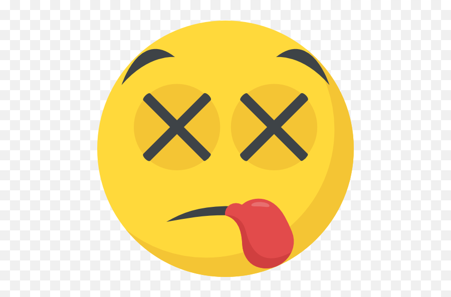 Dead - Smiley Emoji,Xx Emoji