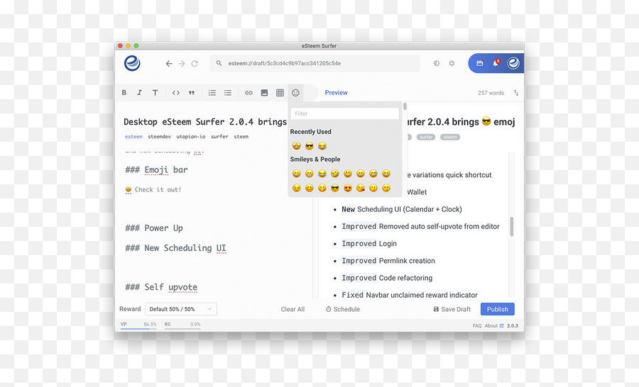 Desktop Esteem Surfer 2 - Screenshot Emoji,Emoji Shortcut