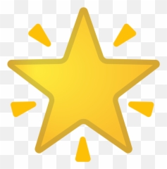 Glowing Star Icon - Star Icon Png Emoji,Buildings Emoji