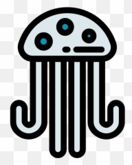 Jellyfish Icon At Getdrawings - Logo Keren Ubur Ubur Emoji,Jellyfish Emoji