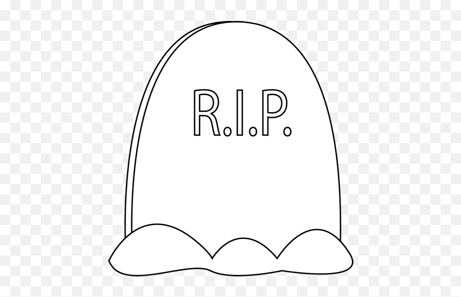 Grave Cute Transparent Png Clipart - Tombstone Clipart Black And White Emoji,Tombstone Emoticon