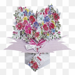 Second Nature Pop Ups - Birthday Card With Flowers Emoji,Emoji Flowers