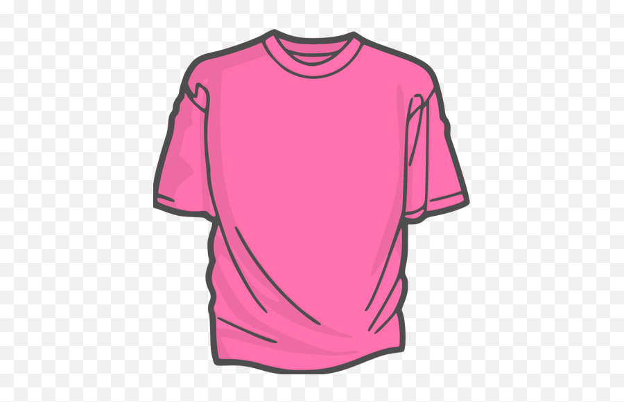 Pink T - T Shirt Clipart Png Emoji,Men's Emoji Shirt