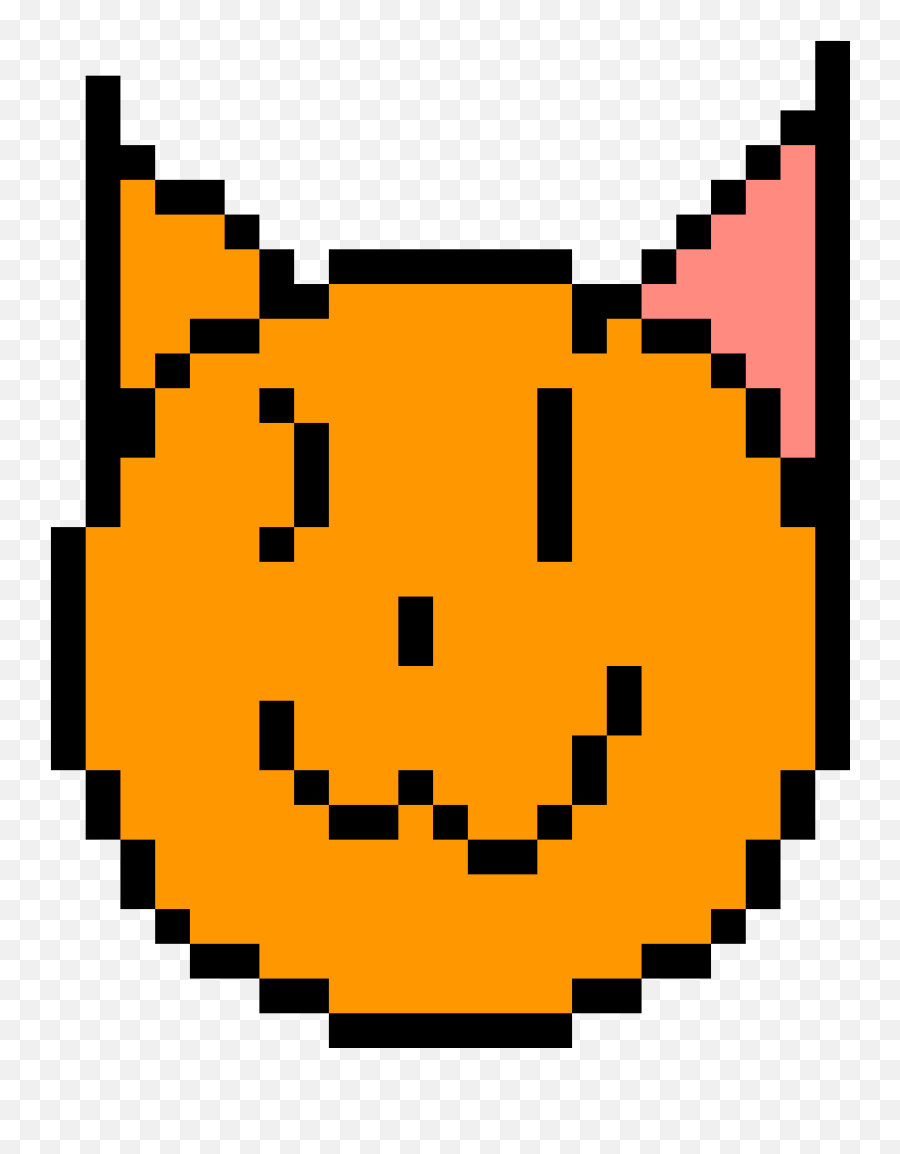 Pixilart - Cat By Kylorenfreak Pixel Art Emoji Minecraft,Cat Emoticon