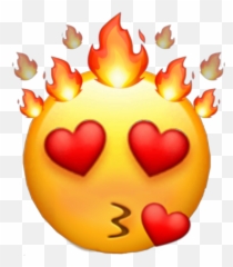 Sexy Love Emoji Heart Hearteyes Fire Freetouse - In