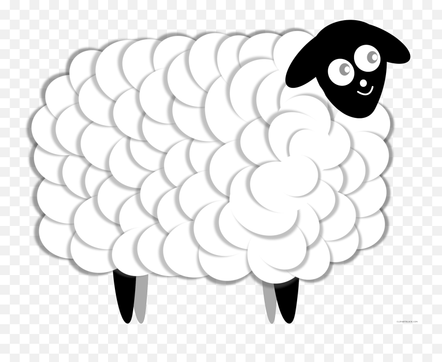 Clipart Sheep Black And White Clipart Sheep Black And White - Fluffy Sheep Clip Art Emoji,Ewe Emoji