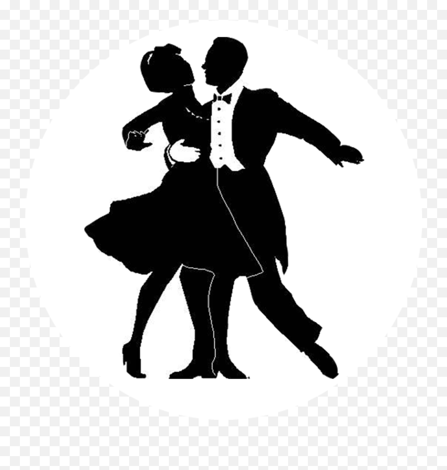 Ballroom Dance Silhouette Tango Clip - Ballroom Dance Clip Art Emoji,Salsa Dancing Emoji