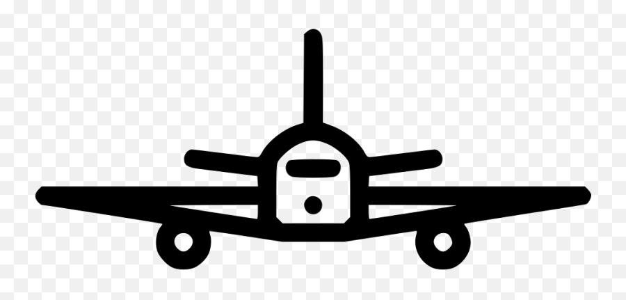 Airplane Png Icon Free Clipart - Full Size Clipart 2669465 Airplane Icon Front Png Emoji,Black Airplane Emoji