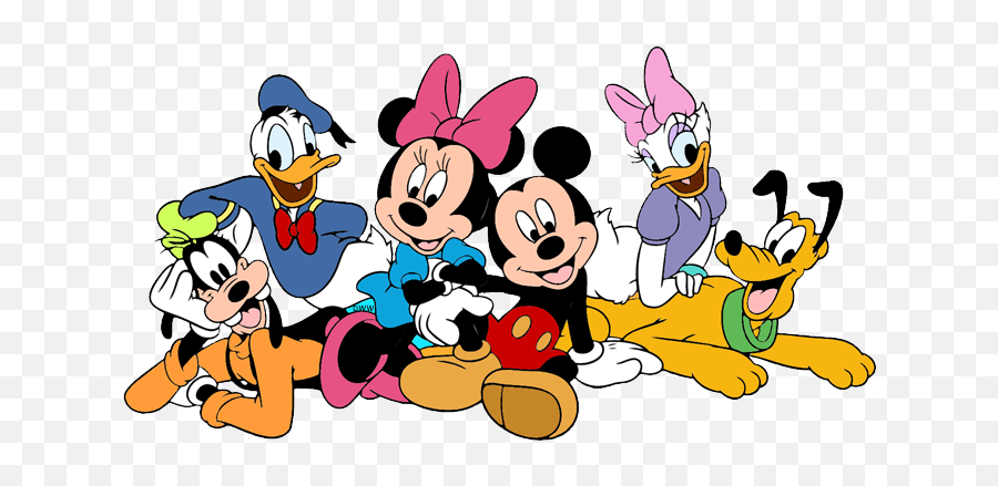 Library Of Mickey Mouse And Friends Graphic Free Library Png - Minnie Mickey Donald Goofy Daisy Pluto Emoji,Minnie Mouse Emoji Copy And Paste