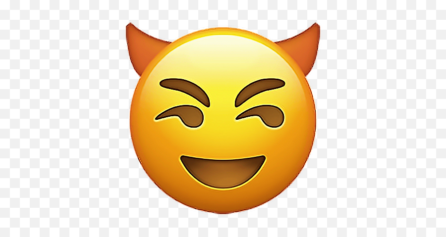 Emoji Emojisticker Sticker Stickers Evil Smiley Devil - Emojis That Don T Exist Yet,Evil Laugh Emoji