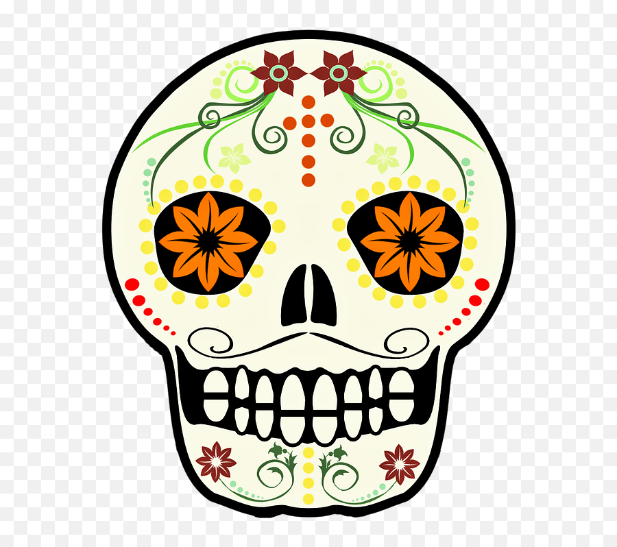 Skull Death Mexico Bones Popular Festivals - Dead Of The Dead Heart Emoji,Grim Reaper Emoji