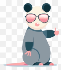 Awesome Possum - Illustration Emoji,Possum Emoji
