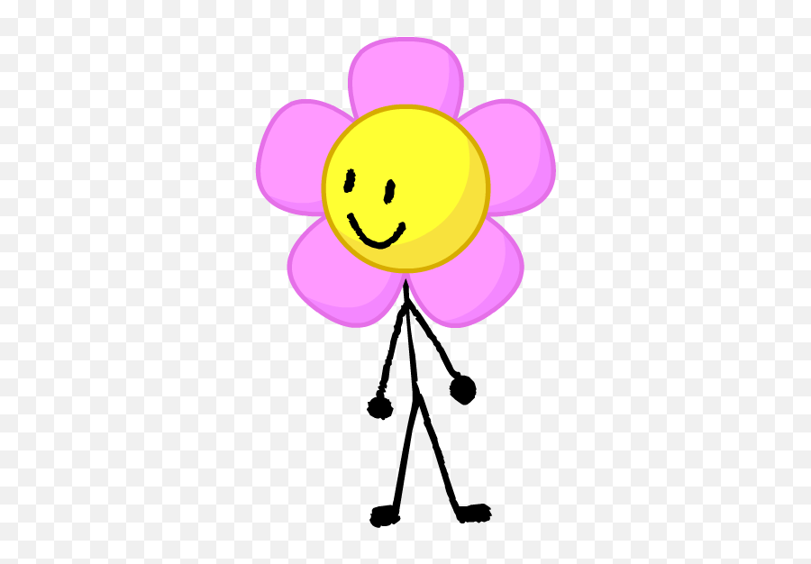 Flower Bfdi - Loathsome Characters Wiki Flower Battle For Dream Island Emoji,Flower Emoticon