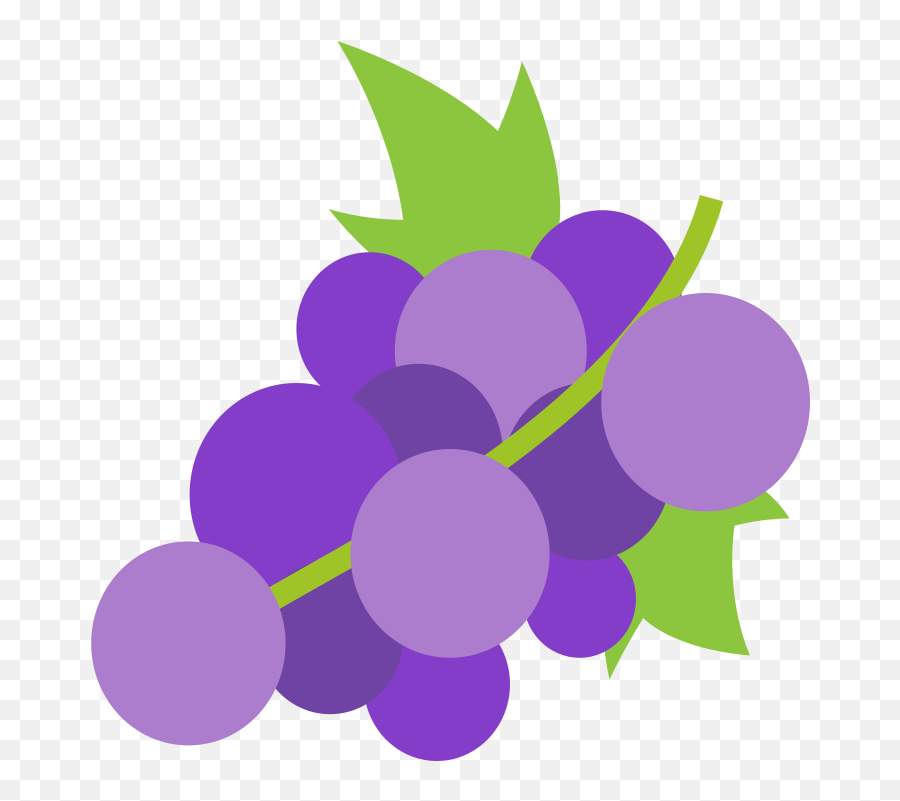 Emojione 1f347 - Miss Cuttables Grape Emoji,Purple Emoji