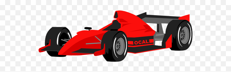 Red Ferrari Clipart - Race Car Clipart Png Emoji,Formula 1 Emoji