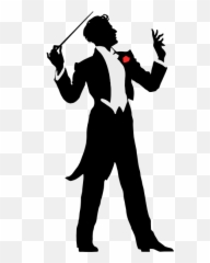 Conductor Vector Image - Music Clipart Emoji